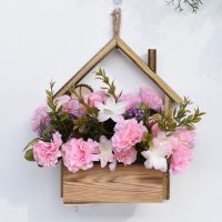 FW012 - Creative Home Wall Hanging Flower Pot Decorative Plant Ornament